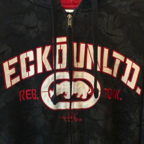 Men’s XL Eckō Zipper Up Hoodie - Picture 2 of 6